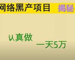 网络黑产揭秘：一单数万的生意