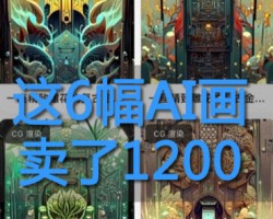 AI绘画：一分钟赚200，还能申请版权